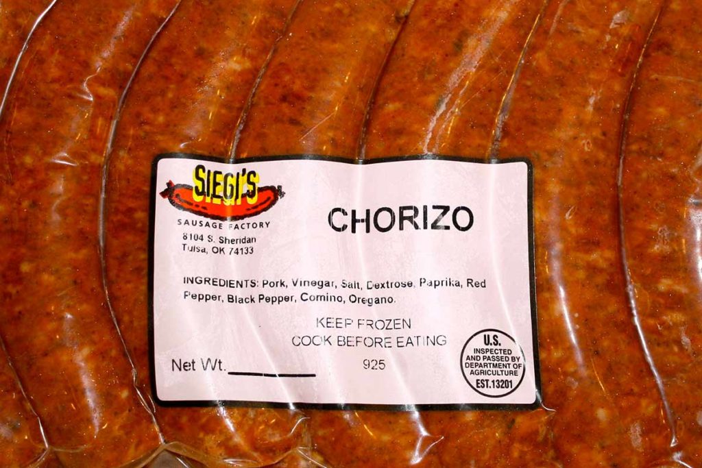 Chorizo Siegi's Sausage Factory